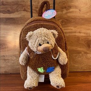 COPY - COPY - COPY - Best Buddy- Brown Bear Rolling Backpack.